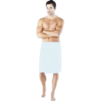 Brini 54 saunový kilt pánský 140 x 65cm bílý
