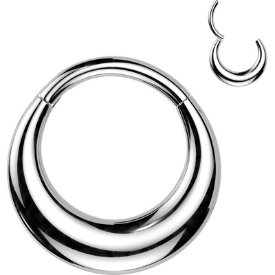 Šperky4U Segment kruh helix cartilage tragus piercing NS0064ST-1208