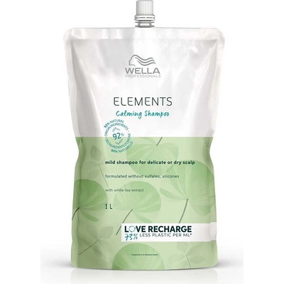Wella Professional Upokojujúci šampón Elements (Calming Shampoo) 1000 ml - náhradná náplň)