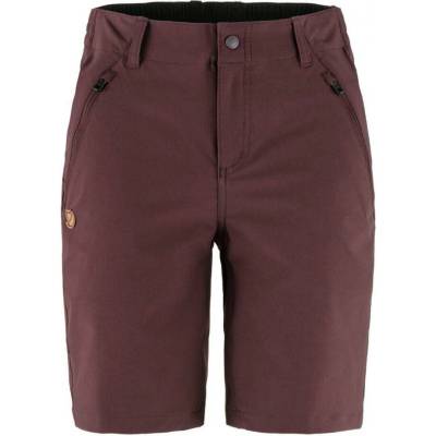 Fjällräven Abisko Trail Stretch Shorts W vínovo červená