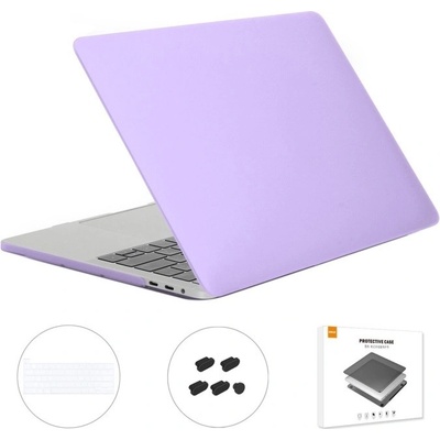 ENKAY 79007 CRYSTAL SET Ochranná sada pro Macbook Pro 16" A2141 fialová