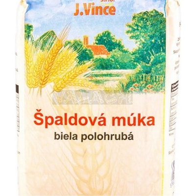 J.Vince Špaldová mouka bílá polohrubá 1 kg