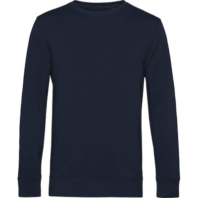 B&C Inspire Crew Neck pánska mikina modrá navy
