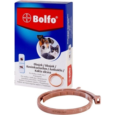 Bolfo Obojek proti klíšťatům pro psy a kočky 38 cm