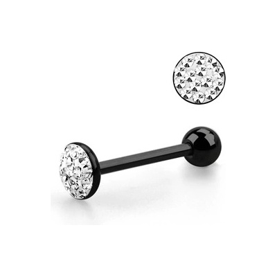 Piercingate piercing do jazyka PCI00310 placky: čirá