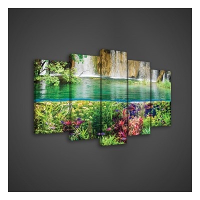 Obraz na plátne viacdielny - OB3540 - Lagúna 100cm x 60cm - S17