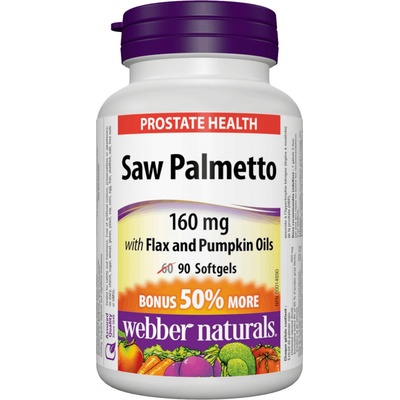 Webber Naturals Saw Palmetto 90 tobolek