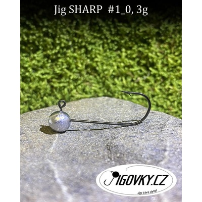 Jigovky.cz Jigové hlavičky Sharp vel.1 3g 5 ks