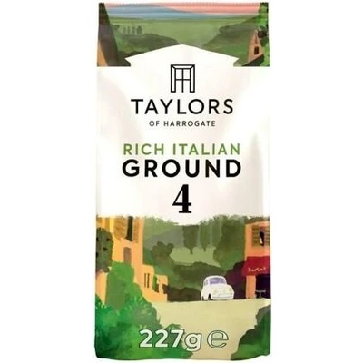 Taylors Rich Italian mletá pražená káva 227 g