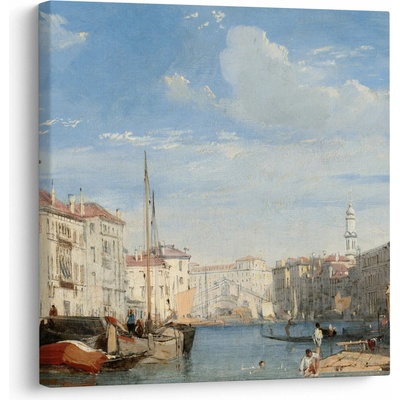 Obraz - Richard Parkes Bonington, The Grand Canal, reprodukcia, jednodielne 50x50 cm
