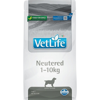 Vet Life Dog Neutered 1-10 kg 2 kg