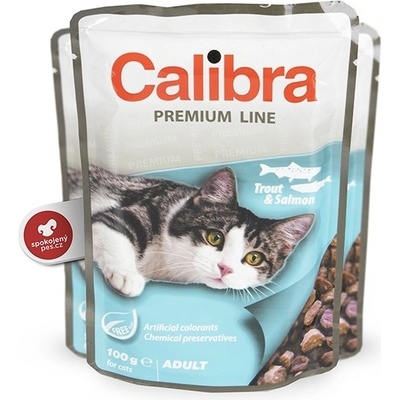 Calibra Cat Adult Trout & Salmon 24 x 100 g