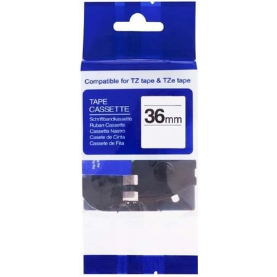 Printline páska Brother TZE-661 TZ-661 36 mm černý tisk/žlutý podklad PLTB16 kompatibilný