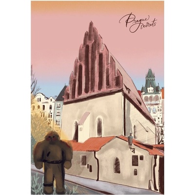 Be Nice magnetka Prague Secrets Golem