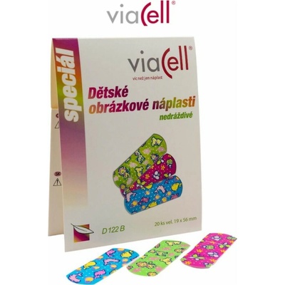 Viacell D122B Dětské obrázkové náplasti 20 ks