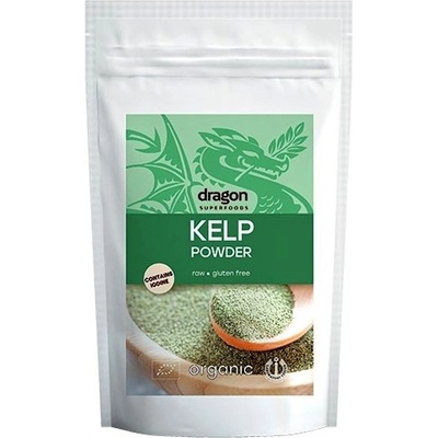 Dragon Superfoods Morské riasy Kelp prášok jód BIO Raw 100 g