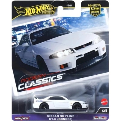 Mattel Hot Wheels Premium Car Culture Nissan Skyline GT-R bílé