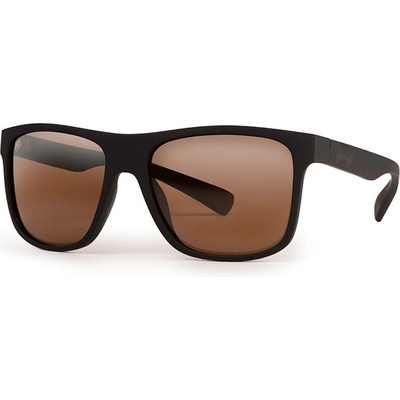 FOX Rage Sunglasses Matt Black Frame Brown Lens