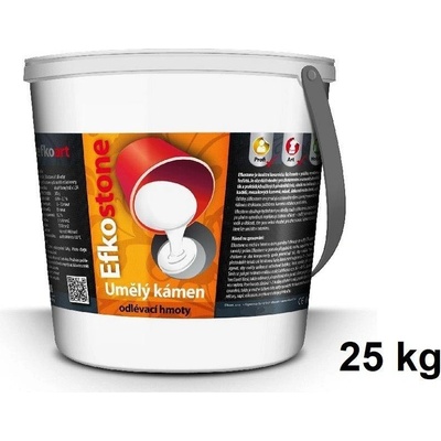 EFKOSTONE - tvrdá odlévací hmota 25 kg