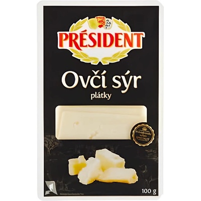 Président Ovčí sýr plátky 100 g