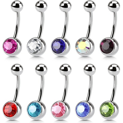 Šperky4U piercing do pupíku banánek BS01001-A