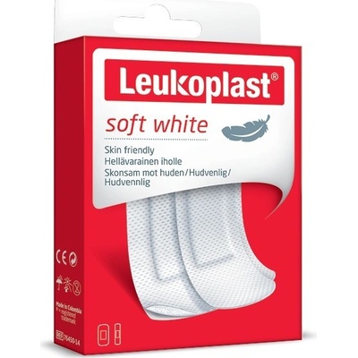 Leukoplast Soft white 2 velikosti 7321808 20 ks