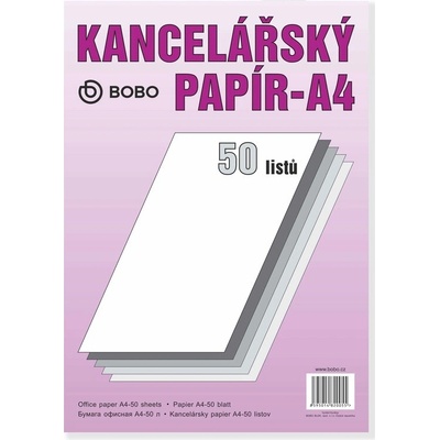 Kancelářský papír A4, 70g, 50 listů