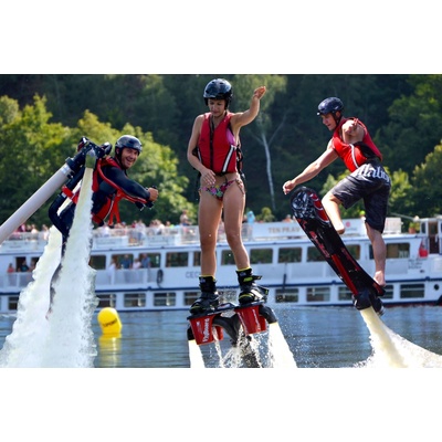 Univerzální poukaz pro 2 osoby 80 min Flyboarding Hoverboard nebo Jetpack výběr na místě
