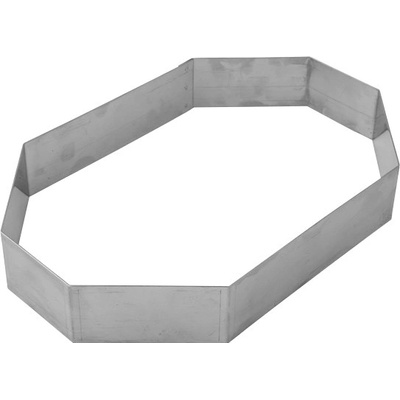 Paderno ráfek dortový nerez osmiúhelník nepravidelný 28x19cm,v.4,5cm – Hledejceny.cz