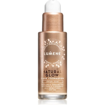 Lumene Natural Glow rozjasňující make-up pro přirozený vzhled SPF20 5 Deep Tan 30 ml