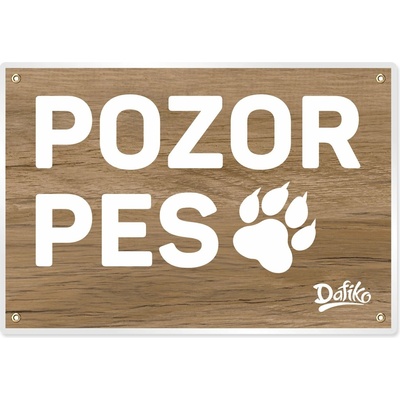 Tabulka výstražná univerzální pozor pes