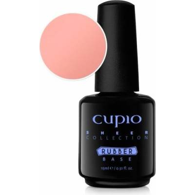 Cupio Sheer Collection Sweet Apricot rubber base báze na nehty 15 ml
