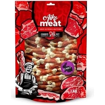 COBBYS PET AIKO Meat králičí maso na kalciové kosti 1000 g