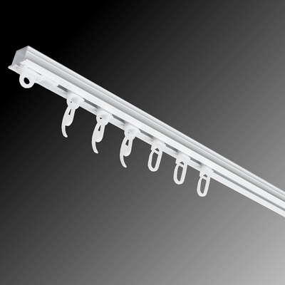 URBÁNEK Záclonové kolejnice AL210 - 164 cm, Standard + šnek
