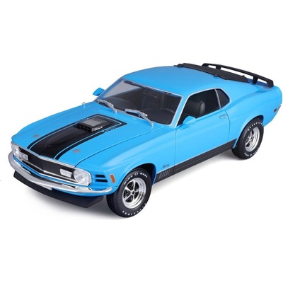Maisto Ford Mustang Mach 1 1970 Modrý 1:18