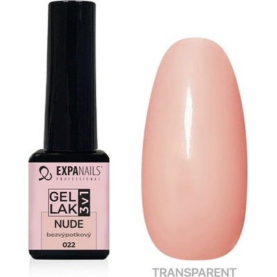 Expa nails expanails uv led gel lak 3v1 nude transparent 5 ml
