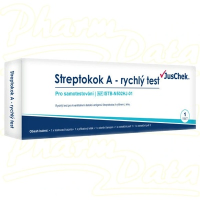 JusChek Streptokok A rychlý test 1 ks