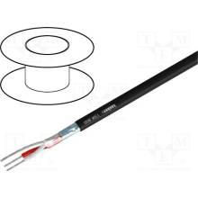 Tasker TSK800 BLACK Vodič: DMX 1x2x0,14mm2 lanko 110Ω černá Žíla: OFC 200m