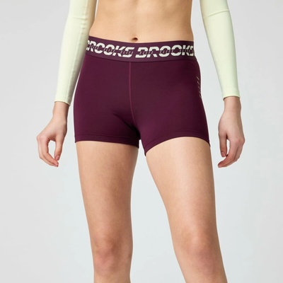 Brooks PR Elite Shorty 3" šortky dámské fialová