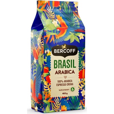 BERCOFF Brasil Arabica zrnková 0,4 kg – Hledejceny.cz