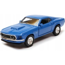 Welly Ford Mustang 1969 Boss 429 modrý 1:34-39