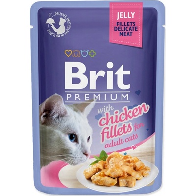 Brit Premium Cat Delicate Fillets in Jelly Chicken 85 g