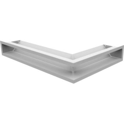 Kratki Rohová mriežka LUFT 600 x 400 x 90 mm ľavá biela 45S