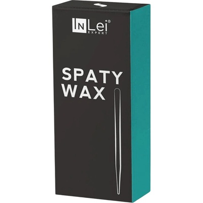 InLei SPATY WAX mini dřevěné špachtle na depilaci obočí 8,8 cm 100 ks