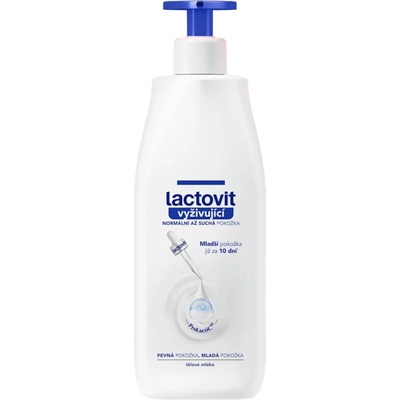 Lactovit Telové mlieko vyživujúce, na normálnu až suchú pokožku 400 ml