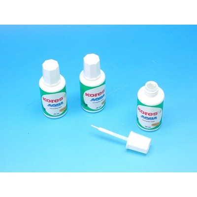 Opravný lak KORES Aqua štětec 20ml – Hledejceny.cz