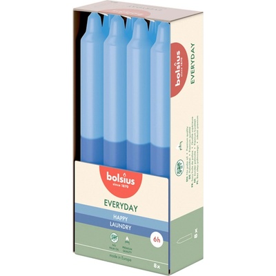Bolsius HAPPY LAUNDRY 180 x 21 mm 8 ks