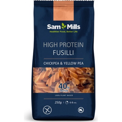 Sam Mills Fusilli vřetena z cizrny a žlutého hrachu 250 g