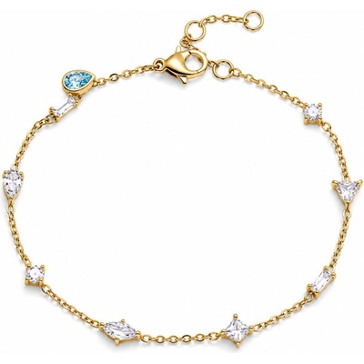 GRACE Jewellery Náramek s čirými zirkony Clara chirurgická ocel NR2391-JDB0312218