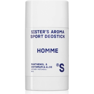 Sister's Aroma Homme Sport Deostick tuhý deodorant proti zápachu a pocení pro muže 50 g – Hledejceny.cz